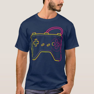 Gaming Controller Drawing Vintage friend girl T-Shirt