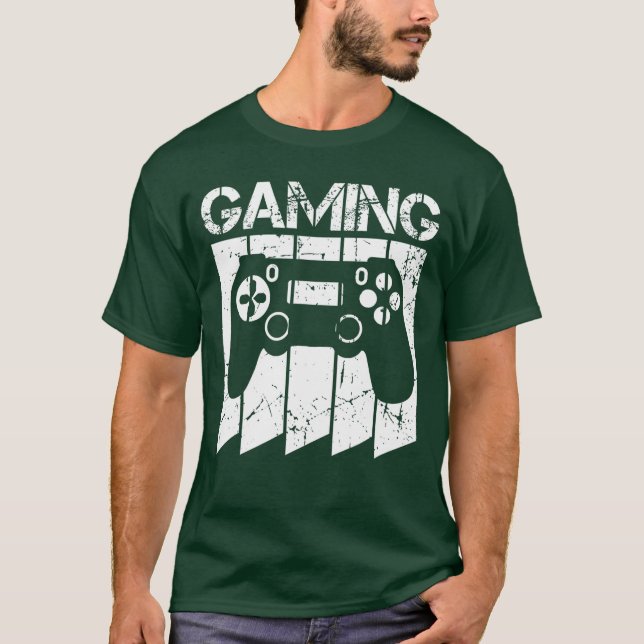 Gaming Controller Video Games vintage T-Shirt (Front)