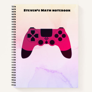 Gaming Controller Videogames Nerd Gamer Notebook