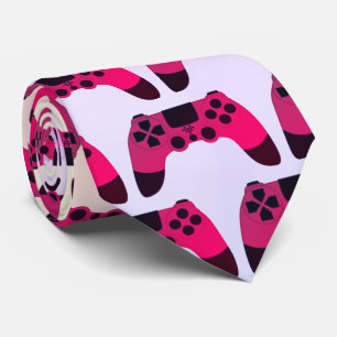 Gaming Controller Videogames Nerd Gamer Tie