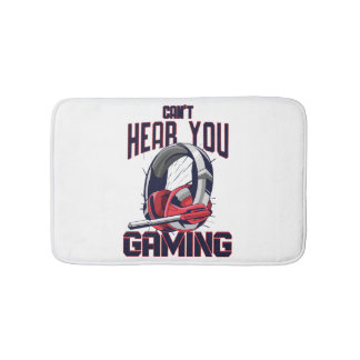 Gaming design with headset bath mat