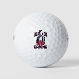 Gaming design with headset golf balls