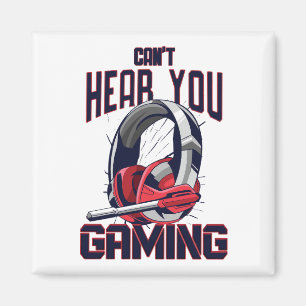 Gaming design with headset magnet