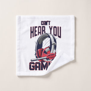 Gaming design with headset wash cloth