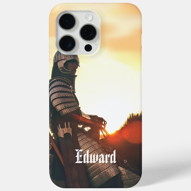 Gaming Fantasy Medieval Mounted Knight Case-Mate iPhone Case (Back)