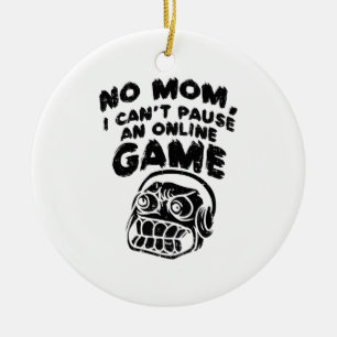 Gaming Gambling Gift Ceramic Ornament