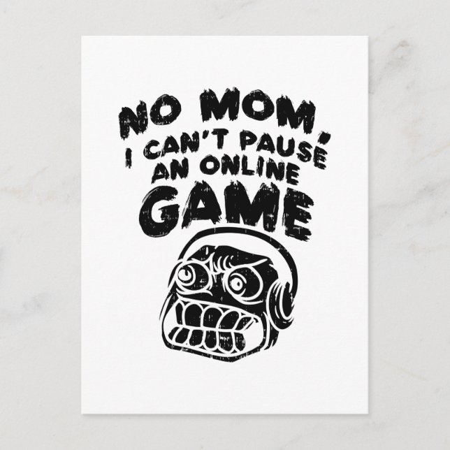 Gaming Gambling Gift Postcard (Front)
