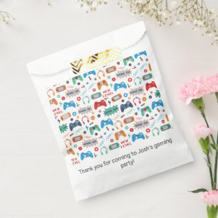 Gaming Gamer Birthday Party Favour Bag
