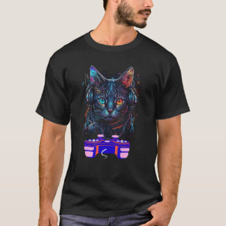 Gaming German Rex Cat Player Animal Video Gamer Me T-Shirt