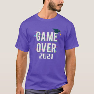 Gaming Graduationee Senior Gamer Game Over Graduat T-Shirt