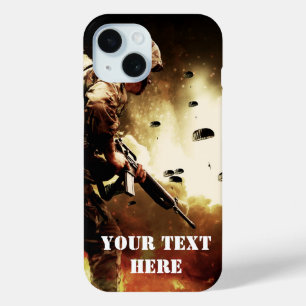 Gaming Ground Combat Soldier iPhone 15 Case