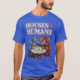 Gaming Houses Humans Funny RPG Parody Gamer Men Bo T-Shirt