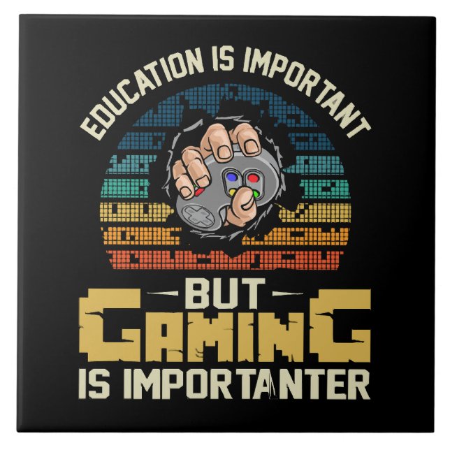 gaming is importanter tile (Front)