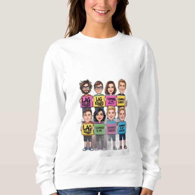 Gaming is My Cardio Sweatshirt (Front)