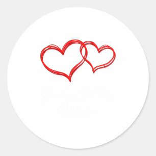 Gaming Is My Valentine Valentines Day Humor 1 _1  Classic Round Sticker