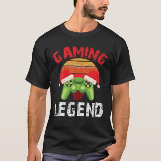 Gaming Legend Christmas Video Gaming Lover Boys Te T-Shirt