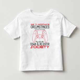 Gaming Lovers Put My Controller Down Funny Gamer Toddler T-shirt