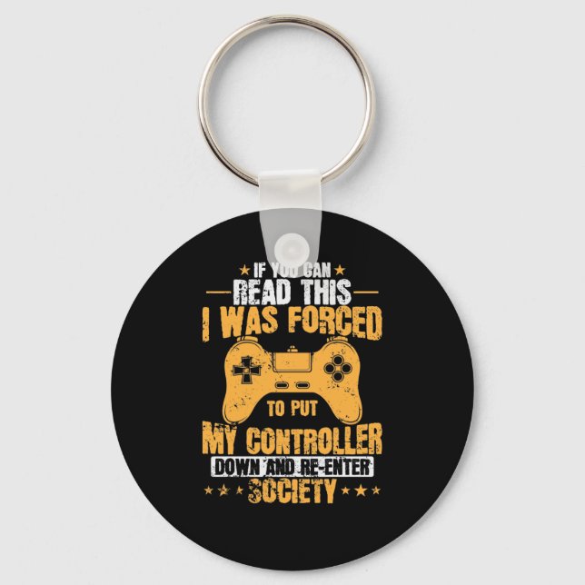 Gaming macht auch mal Pause Controller Keychain (Front)