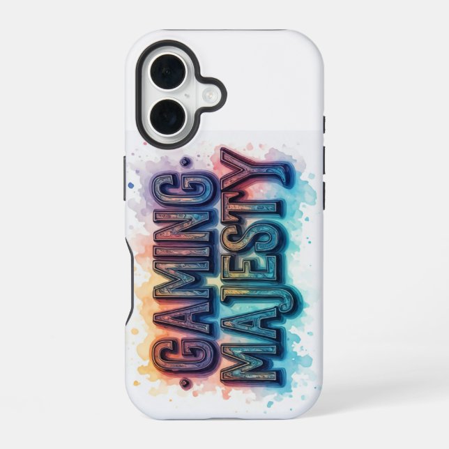 Gaming Majesty  iPhone 16 Case (Back)