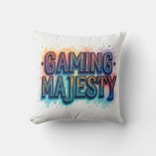 Gaming Majesty Throw Pillow