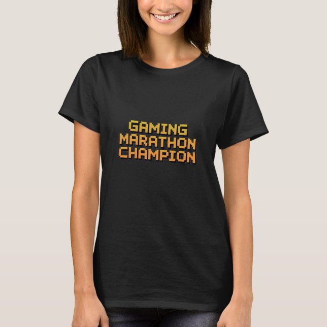 Gaming Marathon Champion T-Shirt (Front)