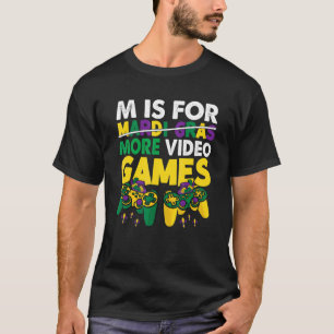 Gaming Mardi Gras Gamer Funny Gaming Mardi Gras Vi T-Shirt