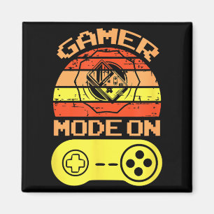 Gaming Mode On Funny Game Quotes Gift For Players  Magnet