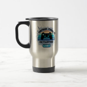 "Gaming Mood Activated – Gamer Coffee Mug" Travel Mug