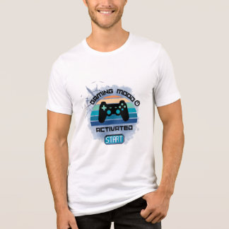 "Gaming Mood: ON – Power Up and Play T-Shirt" Tri-Blend Shirt
