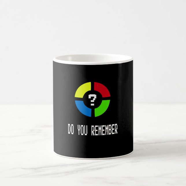 Gaming - Never Forget Is 80's Gamer Gadget Coffee Mug (Center)