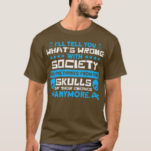 Gaming No One Drinks From Video Games Funny Gamer T-Shirt