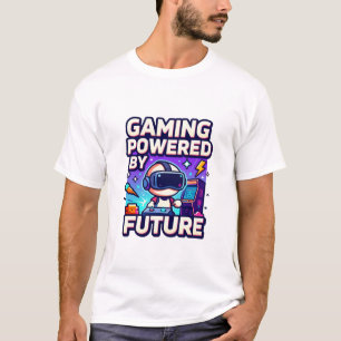 Gaming Powered By Future VR Design T-Shirt