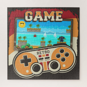 Gaming Remote Controller Retro Jigsaw Puzzle