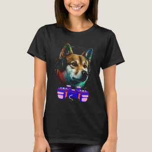 Gaming Shiba Inu Dog Player Animal Video Gamer  Me T-Shirt