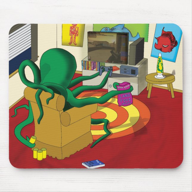 Gaming Squid Mouse Mat (Front)