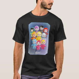 Gaming Tee For Gamer With Mini Mystery Space Squad