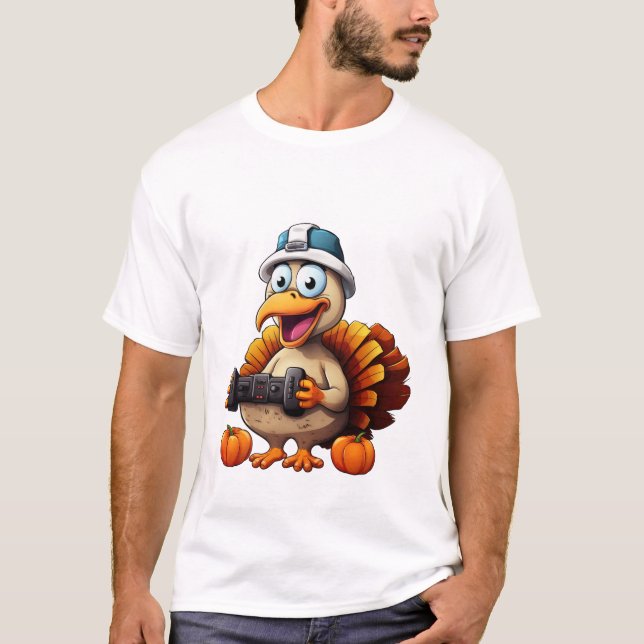 Gaming Turkey T-Shirt (Front)