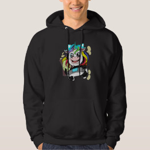 Gaming Unicorn Headphones Headset Controller Conso Hoodie