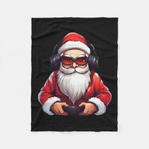 Gaming Video Gamer Game Controller Christmas Pajam Fleece Blanket
