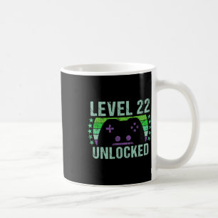 Gaming Vintage 22nd Birthday Gift 22 Year Old Boy Coffee Mug