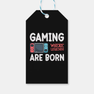 gaming where legends are born gift tags