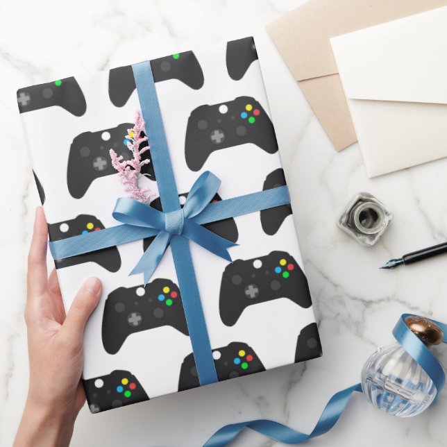 Gaming Wrapping Paper, Video Games Gift Wrap (Gifting)