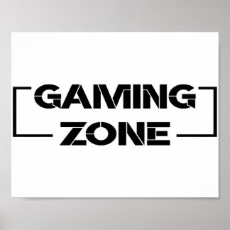 gaming zone poster