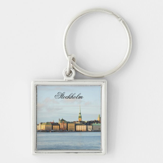Gamla Stan in Stockholm, Sweden Keychain (Front)