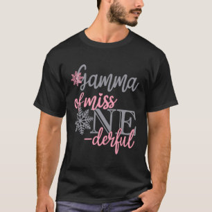 Gamma Of Little Miss Onederful 1St Birthday Family T-Shirt