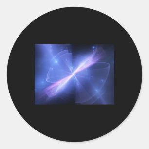 Gamma Ray Burst Classic Round Sticker