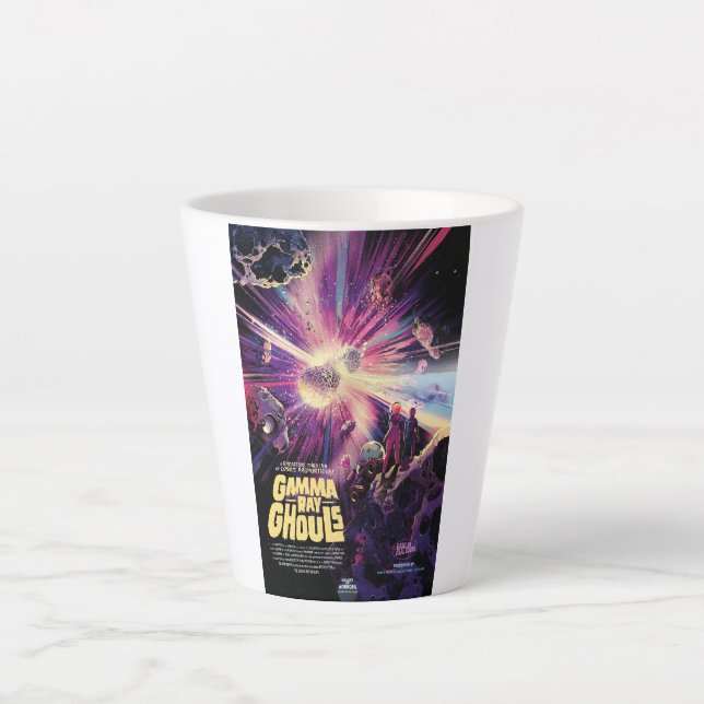 Gamma Ray Burst Pulsars Kilonova Cosmic Collision Latte Mug (Front)