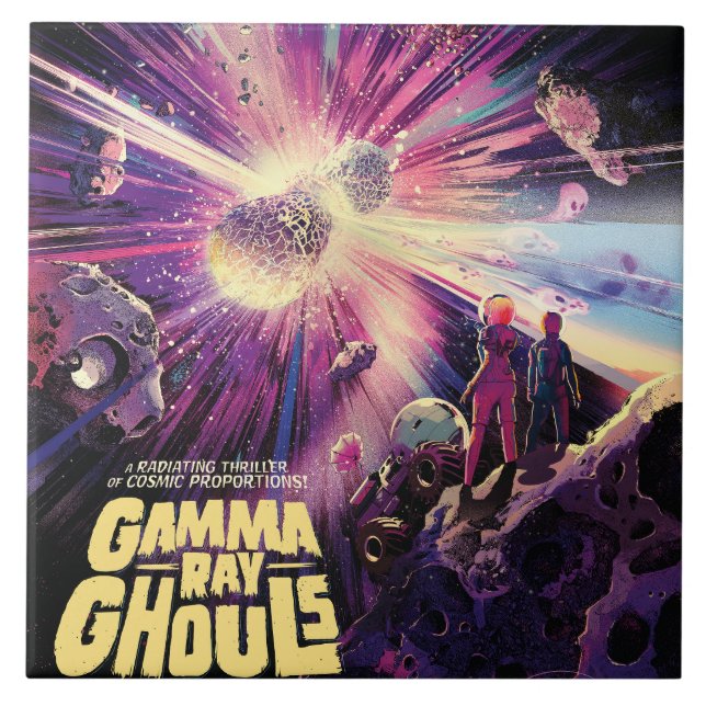 Gamma Ray Burst Pulsars Kilonova Cosmic Collision Tile (Front)