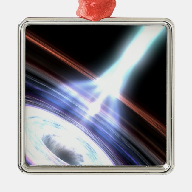 Gamma Rays in Galactic Nuclei 2 Metal Ornament (Front)