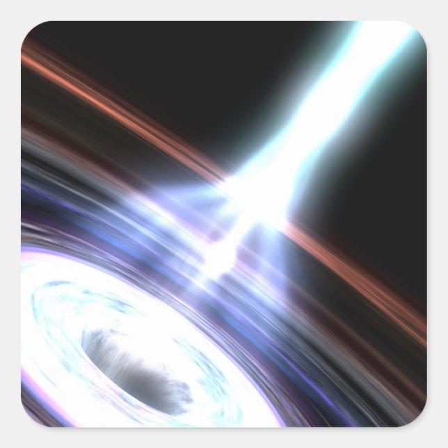 Gamma Rays in Galactic Nuclei 2 Square Sticker (Front)